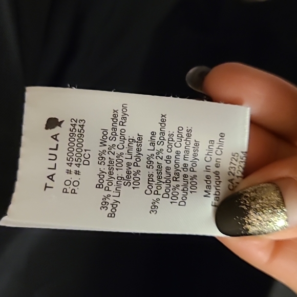 Aritzia Talula Black Blazer - Picture 10 of 13